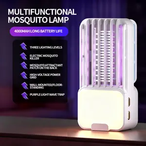 UV Light Mosquito Trap Lamp for Indoor Use, Portable Night Light with Quiet Operation