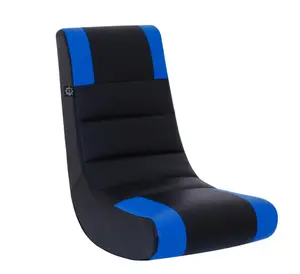 Crew Furniture Floor Gaming Chair, Black/Blue