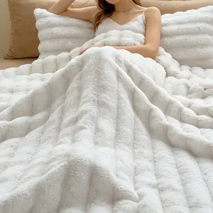 Soft Plush Blanket, Ultra-Comfortable Insulation, Pet-Friendly Design, Ideal for Couch & Bed Use, All Seasons Suitable