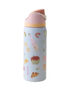Owala Urban Outfitters Picnic Prep Exclusive FreeSip Insulated Stainless Steel Water Bottle, 24/32oz Aesthetic Drinkware for Sport Lovers, Gift For Baby, Girl, Boy
