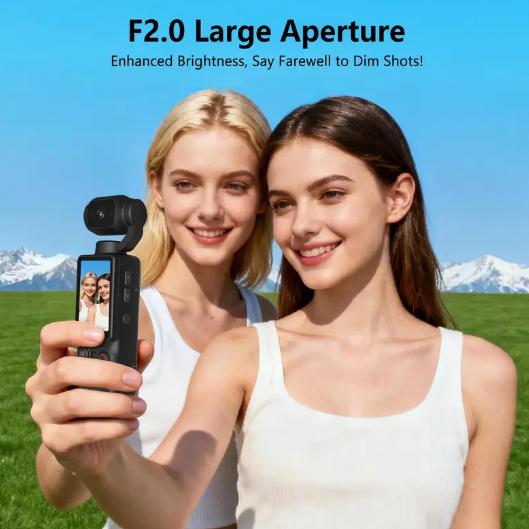 2026 New upgrade Vlogging Camera | Digital Pocket Camera with Focusing, Compact Video Recorder for Photography, Ideal Holiday