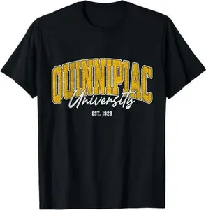 Quinnipiac Retro University Design for Men Women T-Shirt