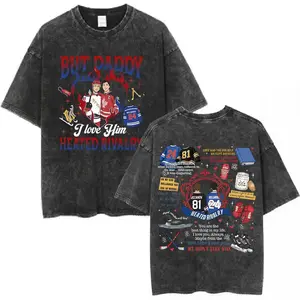 Heated Rivalry Shane Hollander 24 Montreal Metros Washed T-shirts Men's Women Clothing Casual Oversized Short Sleeves T Shirts