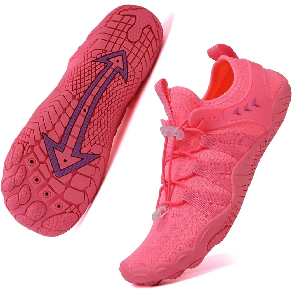 Water shoes for men and women featuring anti-slip design, perfect for stream trekking, beach activities, vacation travel, beach hiking, and more.