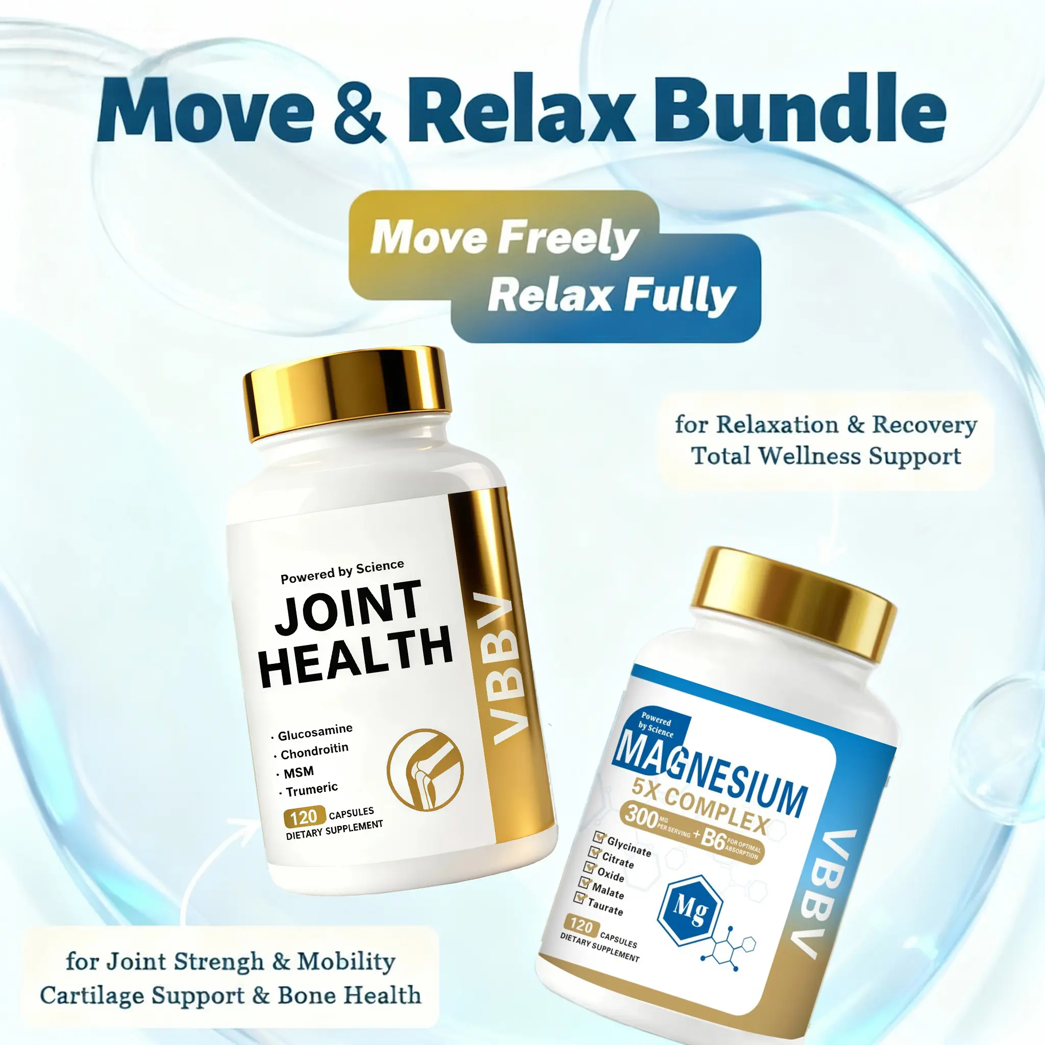 1 PC + 1 PC Joint Health and Magnesium 5X complex