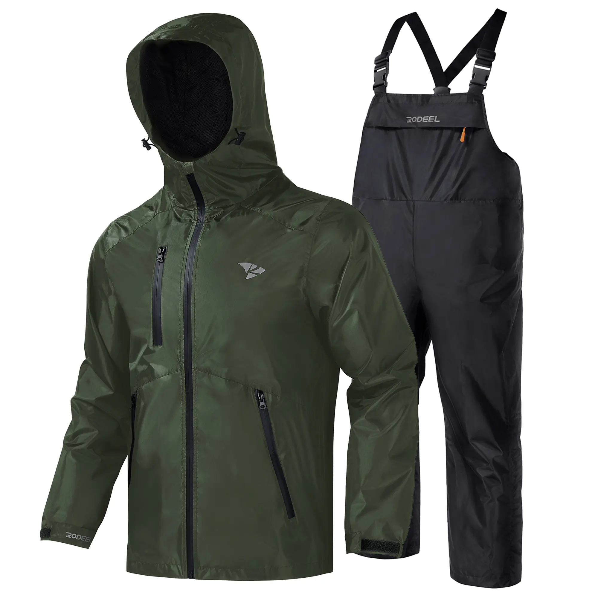 Green Jacket & Black Bibs 718