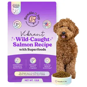 Vibrant Wild-Caught Salmon Dog Food