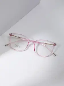 Simple Oval Frame Eyeglasses, Basic Anti-blue Light Eyeglasses for Women & Men, Fashion Eyeglasses for Work, Daily Clothing Decor, Perfect for Student Daily Use