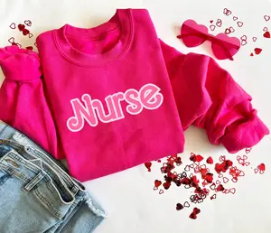 Hot Pink Nurse Sweatshirt, Pink Nurse Sweater, Nursing Graduation, Healthcare Professionals Nurse Appreciation Shirt, ER RN Nurse Appreciation Gift