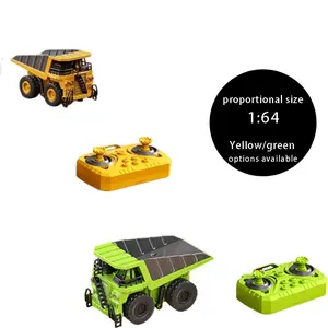 1/64 Mini Remote Control Dump Truck, USB Charging, Realistic Engineering Car Model, Suitable for Ages 6+, Perfect Gift, RC Construction Truck