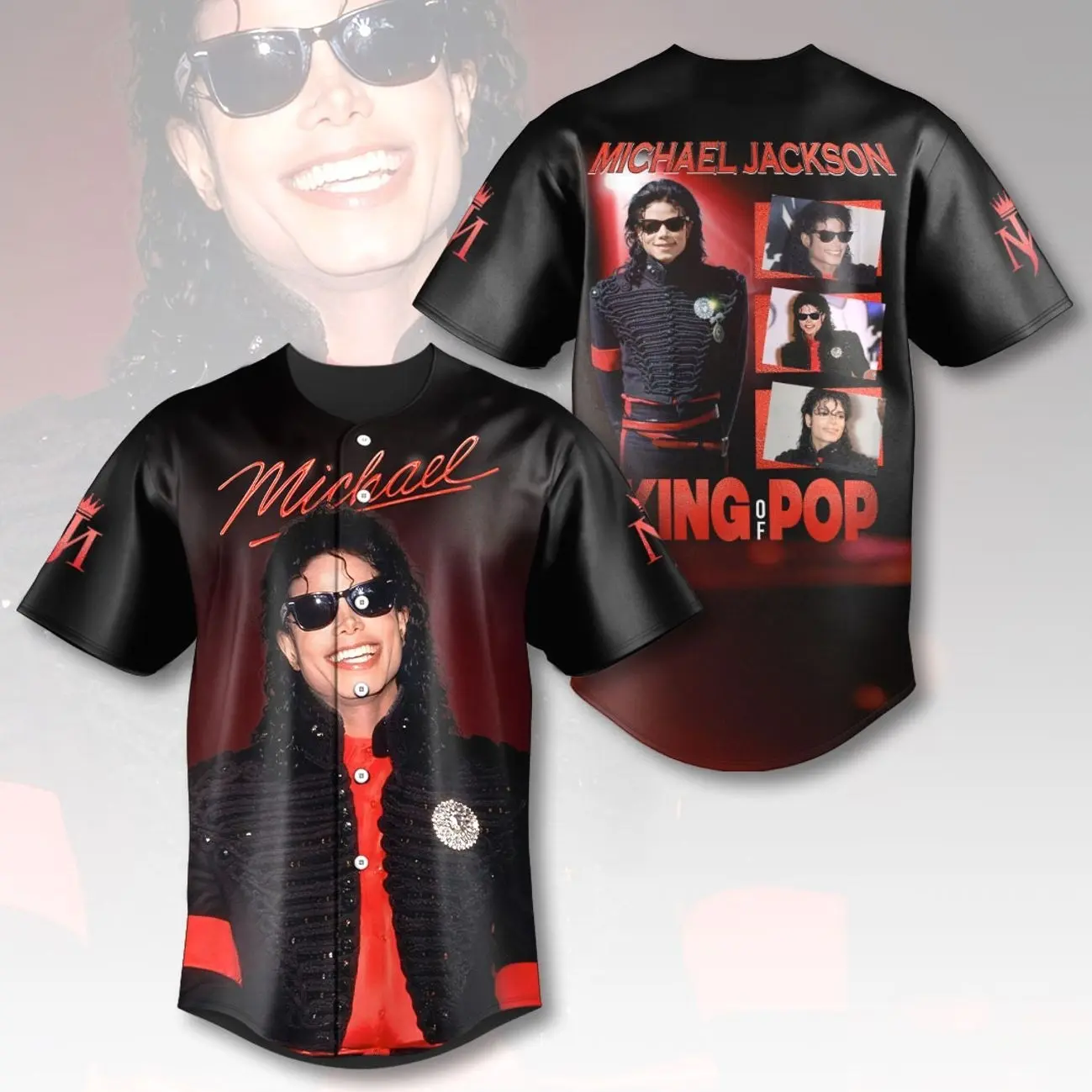 Michael Jackson Baseball Jersey Gift for Music Fans Collector Edition
