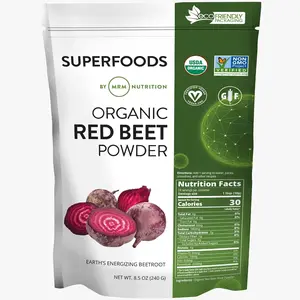 MRM Nutrition Organic Red Beet Powder – Nitrate-Rich Superfood for Energy, Endurance & Heart Health – Vegan, Non-GMO, Gluten-Free – 24 Servings, Nutrient-Dense