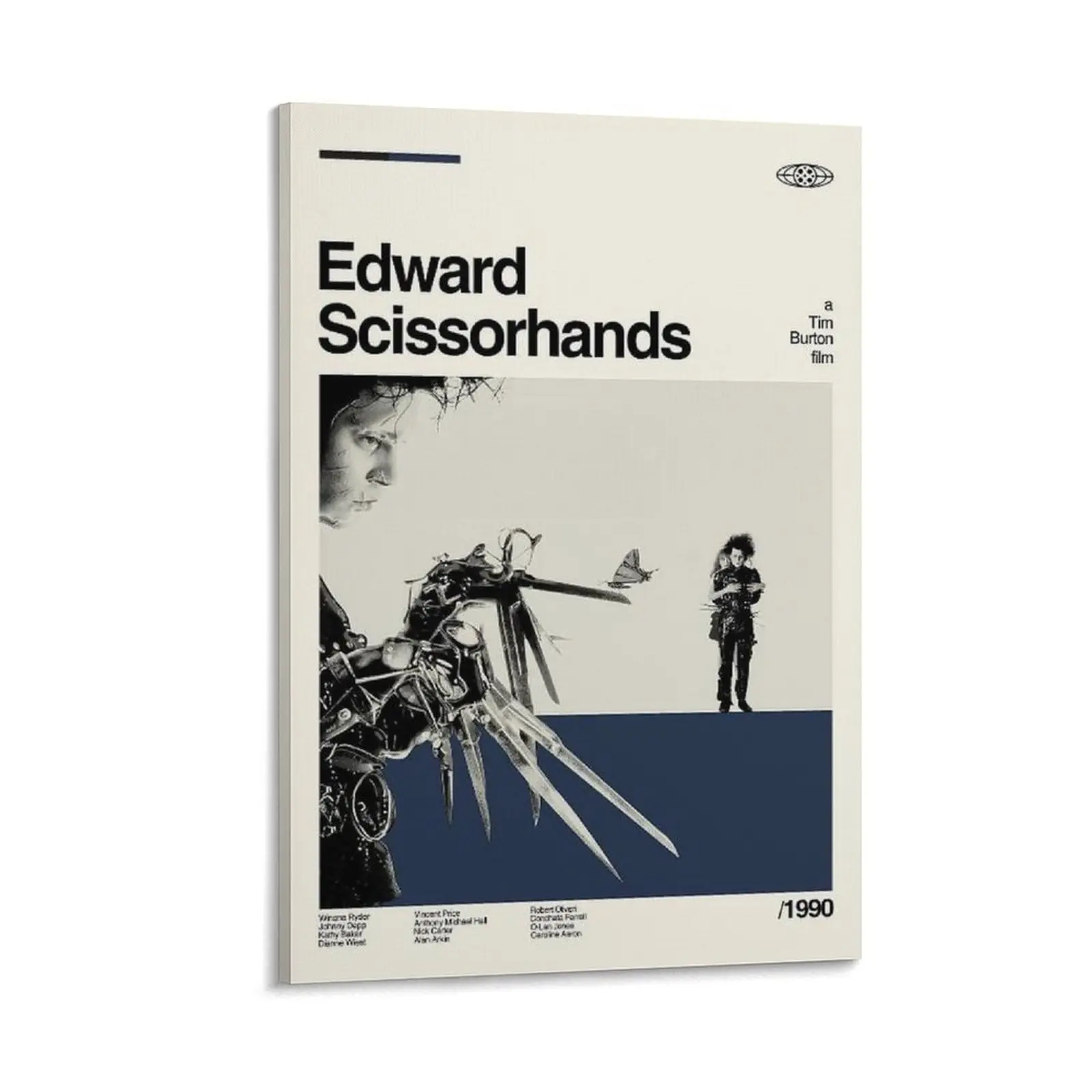 Edward Scissorhands Canvas Poster 1 Canvas Poster Bedroom Decor Sports Landscape Office Room Decor Gift Frames Ornaments Wall Decoration