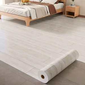 Luxury Vintage Floor Stickers, Ceiling Decorative Stickers, Wooden Texture Pattern, Thickened 0.36mm, Matte Finish, Easy Installation