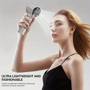 Luxury Diamond Mini Fan • Long Lasting & Elegant, Perfect Christmas Gift! Portable Handheld Fan