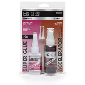 BSI-157H Maxi Cure/Insta-Set Combo Pack (3 oz. Combined),Clear