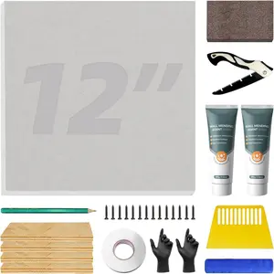 Drywall Repair Kit,Drywall Repair Panel 12" x12",Drywall Patch Kit Large Hole,Sheetrock Repair Kit,Wall Surface Large Hole Fill Quick and Easy Solution