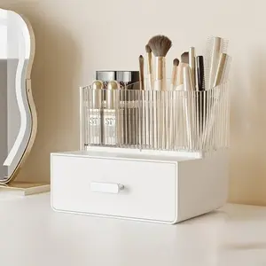 1PC Cosmetics storage box, student dormitory desktop storage rack, skincare products and makeup storage shelf