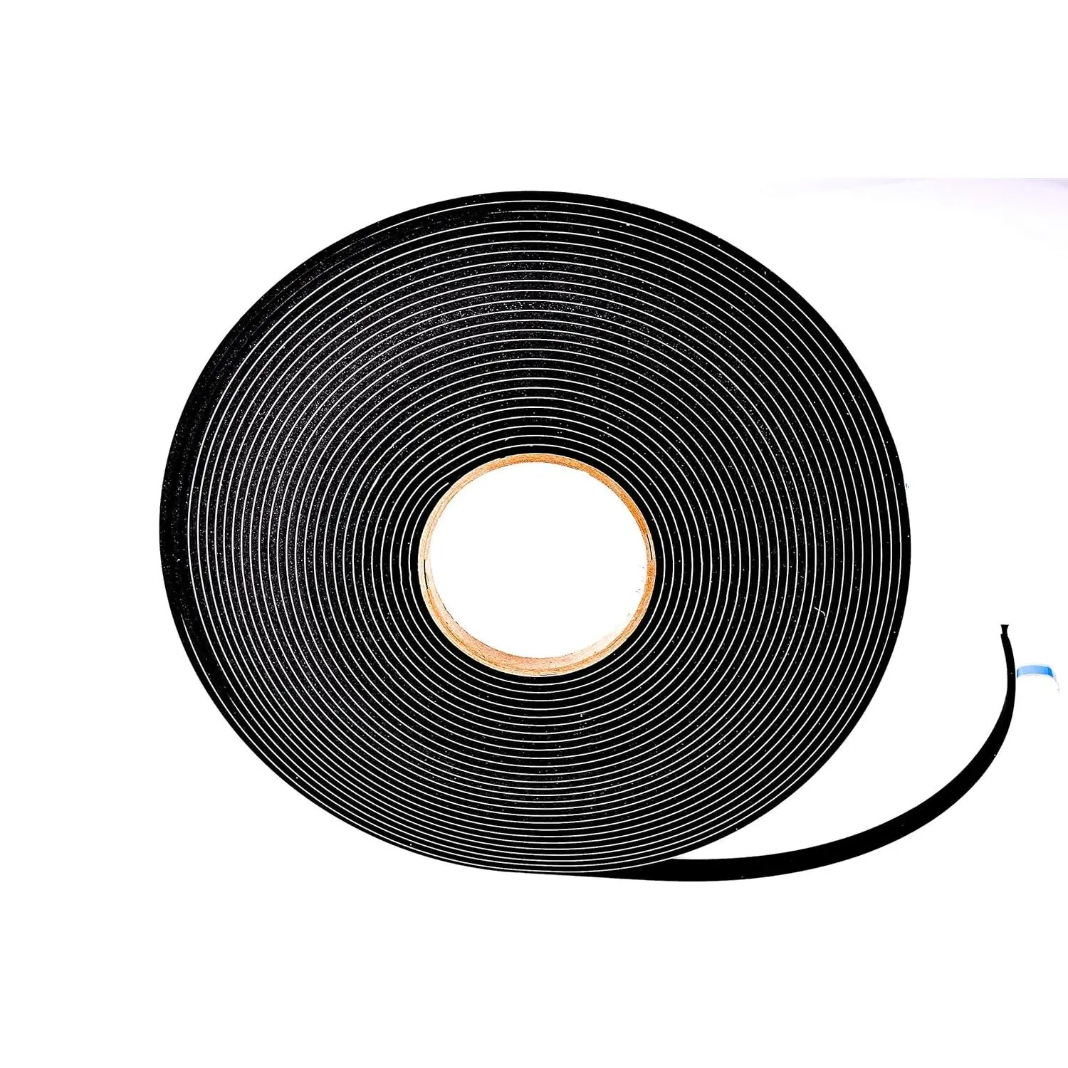 Self-Adhering Closed Cell Neoprene Sponge Stripping, 3/8in Wide x 1/8in Thick x 50ft Long, Weather Resistant HVAC Padding for Shock Absorption, Anti-Skidding, Door & Window Sealing