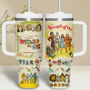 The Wizard of Oz Movie Cup 40 oz 20 oz Tumbler With Handle  Straw Stylish Bottled Portable