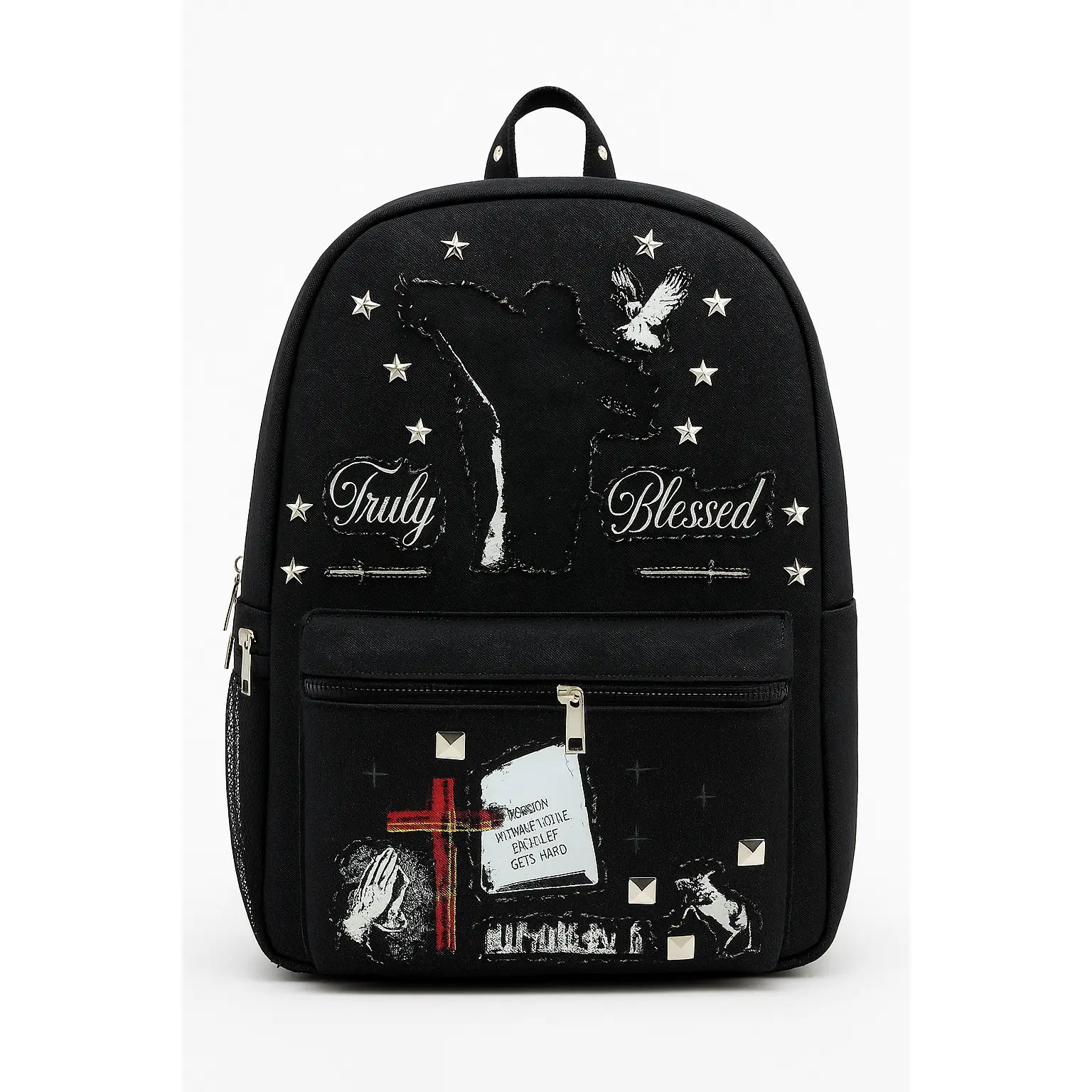 *Truly Blessed" Patch Bookbag *Truly Blessed" Patch Bookbag