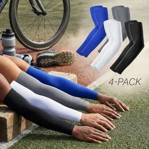 Men's and Women's UV Sun Protection Arm Sleeves - Cooling Sports Compression Sleeves for Running Cycling Golf Basketball Outdoor Activities Youth Arm Cover