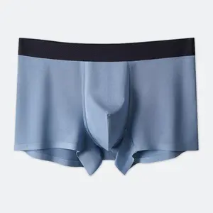 Men's High Elasticity Antibacterial Plus Size Underwear - Comfortable Breathable Seamless Underpants for Daily & Active Wear