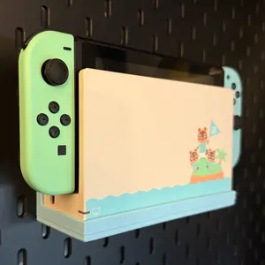 Switch Dock Holder for Pegboard