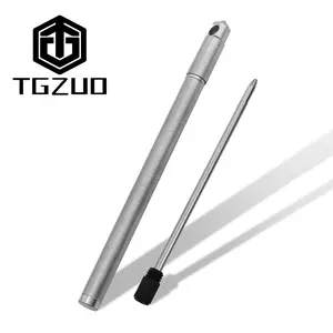 Mini Ballpoint Pen, Titanium Alloy Pen, High Quality Metal, Keychain Pendant, Super Small Portable, Perfect for Daily Use, Writing Pens