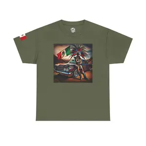 Modern Aztec Warrior x Lowrider Legacy Tee – Mountain Edition