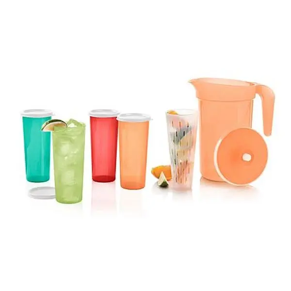 Tupperware® 2qt Pitcher with Infuser Insert & 16oz Tumblers