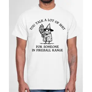 Humorous Sarcastic Wizard Sorcerer TShirts Unisex Tee for RolePlaying Game Enthusiasts