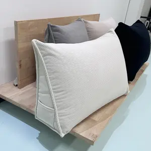 Sofa backrest cushion, throw pillow, triangular waist support, tatami soft-covered cushion, living room lumbar support, bay window backrest cushion