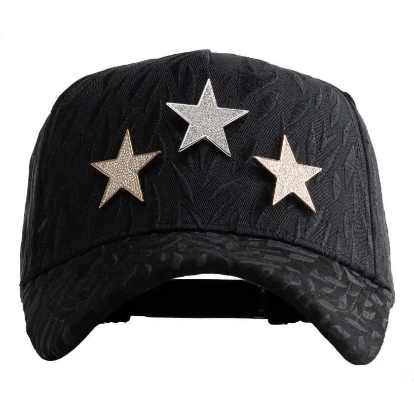 Rockstar X CT Stars High Quality Black Hat One Size