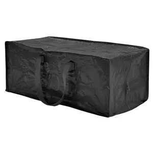 Heavy Duty Storage and Moving Bag with Backpack Straps, Black, 20 Gallon