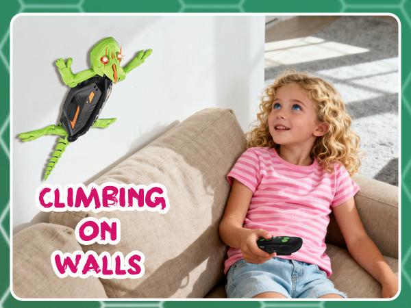 Wall Crawler Gecko, TikTokShopBlackFriday Remote Control Toy, Electric Lizard Toy with LED Glowing Eyes, 360° Spin, Halloween and Christmas STEM Tech Toy Gift for Kids Wall Crawler Gecko, TikTokShopBlackFriday Remote Control Toy, Electric Lizard Toy with LED Glowing Eyes, 360° Spin, Halloween and Christmas STEM Tech Toy Gift for Kids
