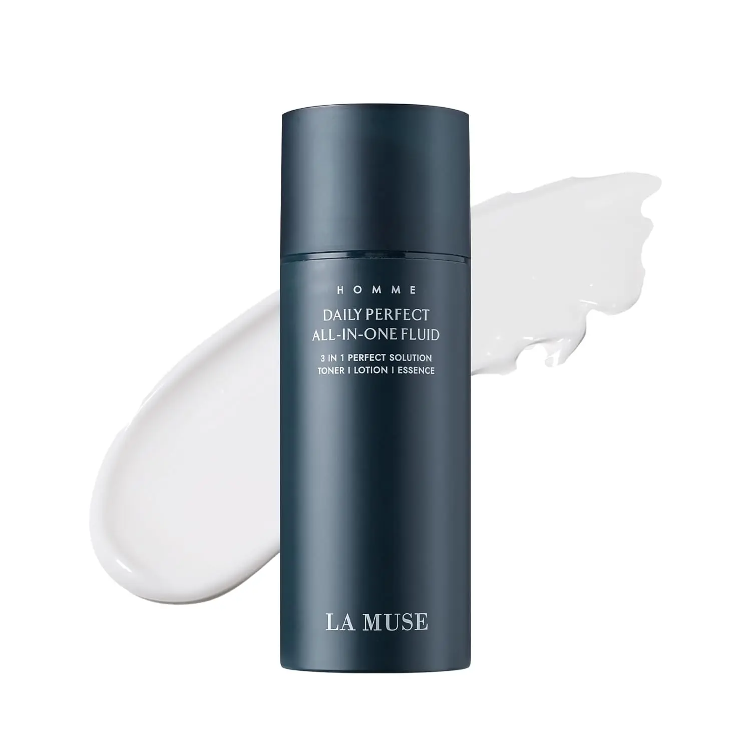 LA MUSE Homme Daily All-In-One Moisturizer for Men | Reduces Fine Lines with Niacinamide | Hydrating, Radiant Men's Facial Lotion | Lightweight, Non-Greasy After-Shave Lotion for Oily, Sensitive Skin