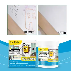 Jue Fish Wall Graffiti Cleaning Paste - Removes Wall Spots, Ink Marks, Graffiti, and Advertising, Multi-Functional Cleaning Paste