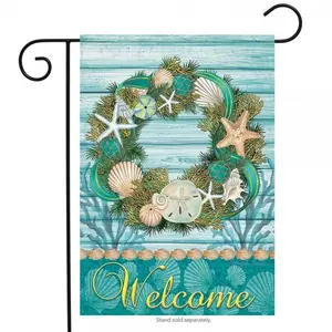 Coastal Wreath Flag