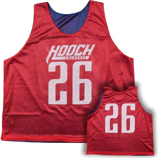 Custom Deluxe Lacrosse Pinnies - Premium Polyester Flex Mesh, Screen-Printed Practice Pinnies for Lacrosse Players, Youth XL, Adult 2XL, Bulk Discounts Available, Youth Medium, Reversible Colors, Polyester Mesh, Practice Gear, Racerback Style