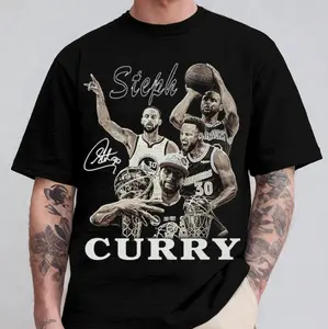 Stephen Curry Streetwear Style Graphic Tee - Basketball Fan T-Shirt