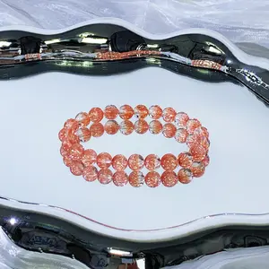 【BB Jewelry】Super7 champagne bracelet bracelets for women Adjustable Boho Beach Bracelet Set