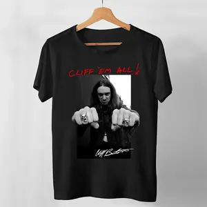 Cliff Burton Merch  Sweater Long Sleeve Sweatshirt Black For Man For Women Handmade Aldult Birthday Gift T Shirt