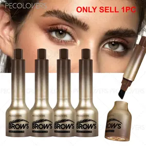 1 Pcs High Pigmented Eyebrow Powder & Eyebrow Pencil, Sweatproof Waterproof Long-lasting, Defind and Fill Eyebrow Shapes, Natural Eye Brows Look, Eyebrow Setting, Eyebrow Products, Eyebrow Makeup Products, Used for Four Seasons, Christmas Gifts