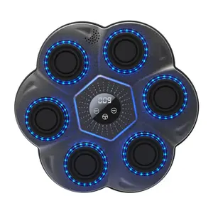 Music Boxing Machine,Bluetooth Smart Traineing Machine with Boxing Gloves,Suitable for Adults and Kids Interactive Boxing Target Wall Mounted,Boxing Equipment for Homes, Offices, and Gyms