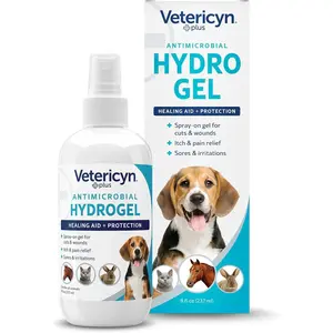 Vetericyn Plus All Animal Wound Care Hydrogel Spray - Non-Toxic Healing Aid for Dogs, Cats, and Horses 8oz