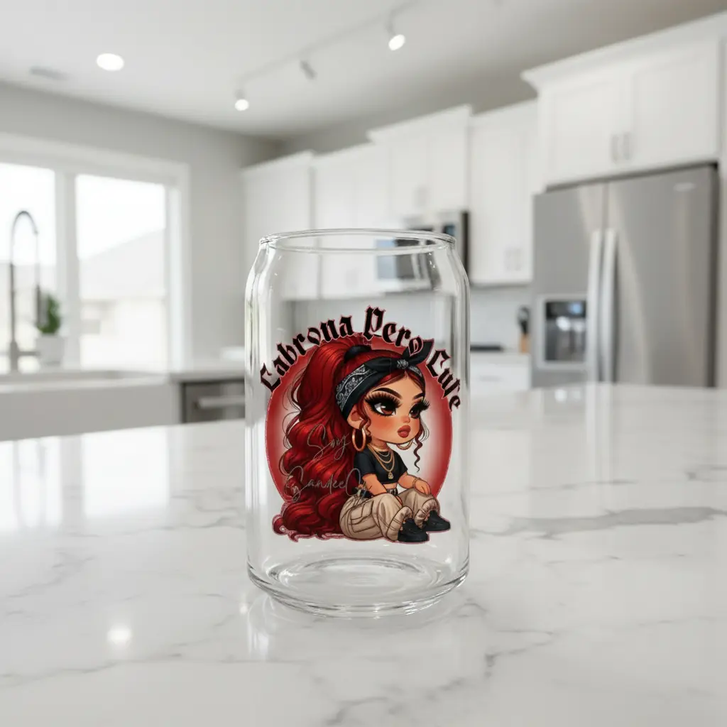 Cabrona Pero Cute - UVDTF Decal for cups/hard surfaces sticker