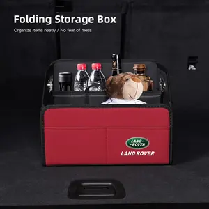 1Pcs Car Trunk Storage Box Large Capacity Tools Organizer Case Accessories For Land Rover Range Rover Evoque Velar Defender Discovery Freelander Land Cruiser