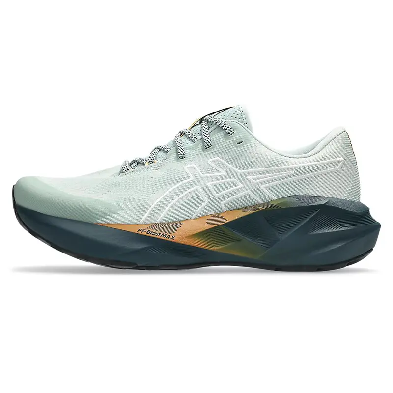 ASICS Novablast 5 Abrasion Resistant Breathable Low Top Long Distance Running Sprint Shoes Men's Brown Green 1011C138-300