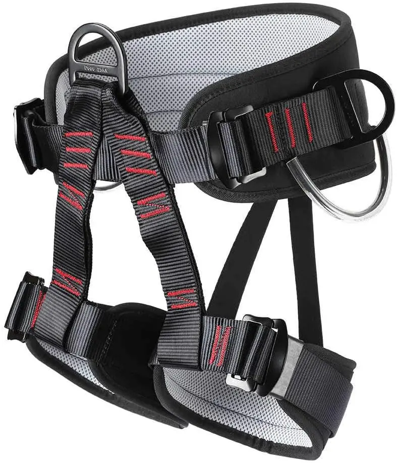 Climbing belts, Thicken Professional Safety Belt for Caving Rock Climbing Fire Rescuing Rappelling Tree Outdoor Adventure Activities